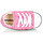 Shoes Girl Low top trainers Converse CHUCK TAYLOR FIRST STAR CANVAS HI Pink