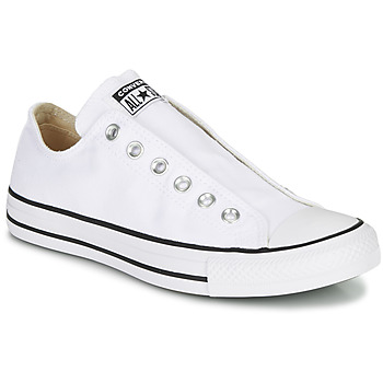 Shoes Women Slip ons Converse CHUCK TAYLOR ALL STAR SLIP CORE BASICS White