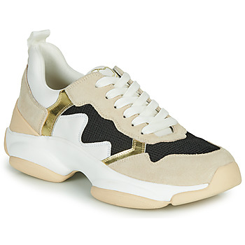 Shoes Women Low top trainers Mam'Zelle HELIUM White / Beige / Black