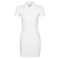 material Women Short Dresses Lacoste EUGENIE White