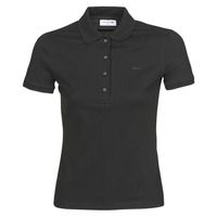 material Women short-sleeved polo shirts Lacoste PH5462 SLIM Black