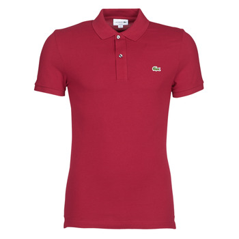 material Men short-sleeved polo shirts Lacoste PH4012 SLIM Bordeaux