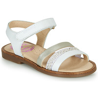 Shoes Girl Sandals Pablosky PINNA White / Mother-of-pearl