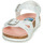 Shoes Girl Sandals Pablosky SATTO White / Silver