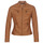 Clothing Women Leather jackets / Imitation le Moony Mood PUIR Camel