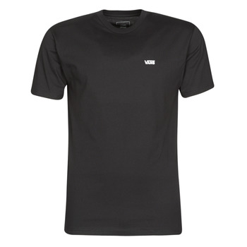 Clothing Men short-sleeved t-shirts Vans LEFT CHEST LOGO TEE Black