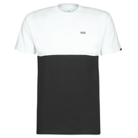 Clothing Men short-sleeved t-shirts Vans COLORBLOCK TEE Black / White