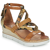Shoes Women Sandals Mjus TAPASITA Brown / Python