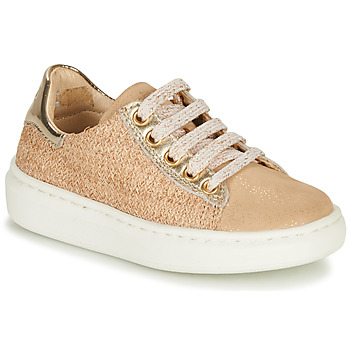 Shoes Girl Low top trainers Shoo Pom FLASH ZIP LACE Beige