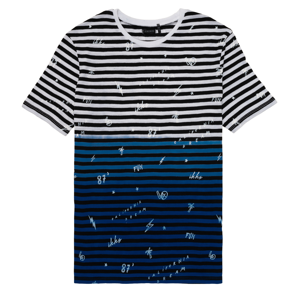 Clothing Boy short-sleeved t-shirts Ikks DANIELO Multicolour