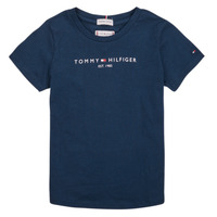 Clothing Girl short-sleeved t-shirts Tommy Hilfiger KG0KG05023 Marine