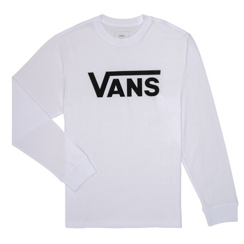 Clothing Children Long sleeved shirts Vans BY VANS CLASSIC LS White