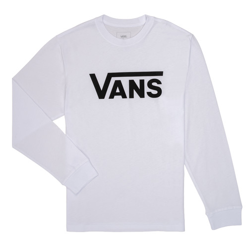 Clothing Boy Long sleeved shirts Vans BY VANS CLASSIC LS White