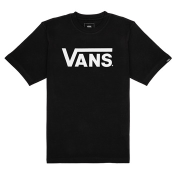 material Children short-sleeved t-shirts Vans BY VANS CLASSIC Black