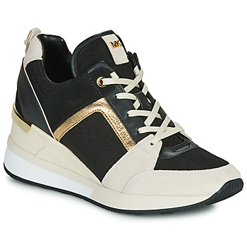 Shoes Women Low top trainers MICHAEL Michael Kors GEORGIE Black / Beige / Gold