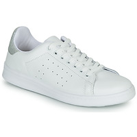 Shoes Women Low top trainers Yurban SATURNA White / Silver