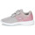 Shoes Girl Low top trainers Kangaroos KF ACT V Grey / Pink