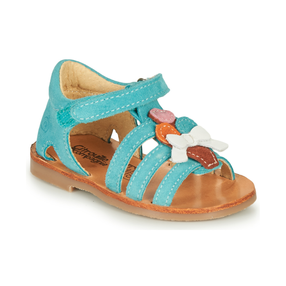 Shoes Girl Sandals Citrouille et Compagnie MIETTE Green NG8427