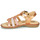 Shoes Girl Sandals Citrouille et Compagnie GROUFLA Gold / Colours                                     / Metallic / 