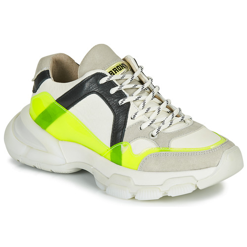 Shoes Women Low top trainers Bronx SEVENTY STREET White / Yellow