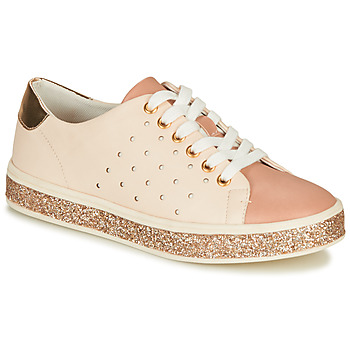 Shoes Women Low top trainers André PENNY Pink