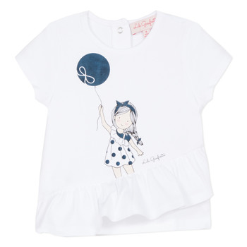 Clothing Girl short-sleeved t-shirts Lili Gaufrette NALIOS White