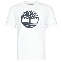 material Men short-sleeved t-shirts Timberland SS KENNEBEC RIVER BRAND TREE TEE White