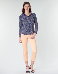 material Women 5-pocket trousers Freeman T.Porter LOREEN NEW MAGIC COLOR Pink