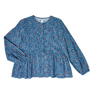 Clothing Girl Blouses Pepe jeans ISA Blue