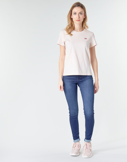 Levi's 720 HIRISE SUPER SKINNY Echo / Storm - Free delivery | Spartoo NET !  - Clothing Skinny jeans Women USD/$