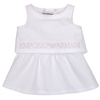 Clothing Girl Short Dresses Emporio Armani Alberic White