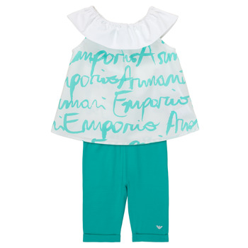Clothing Girl Sets & Outfits Emporio Armani Alex White / Blue