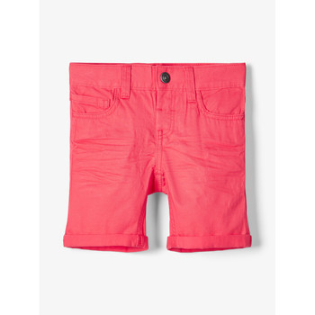 material Boy Shorts / Bermudas Name it NMMSOFUS TWIISKA Red