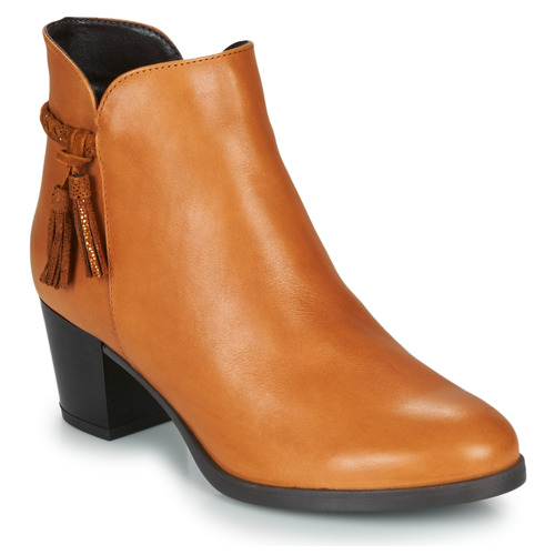 Shoes Women Mid boots André MARYLOU Camel