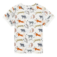Clothing Boy short-sleeved t-shirts 3 Pommes ARIANE Orange