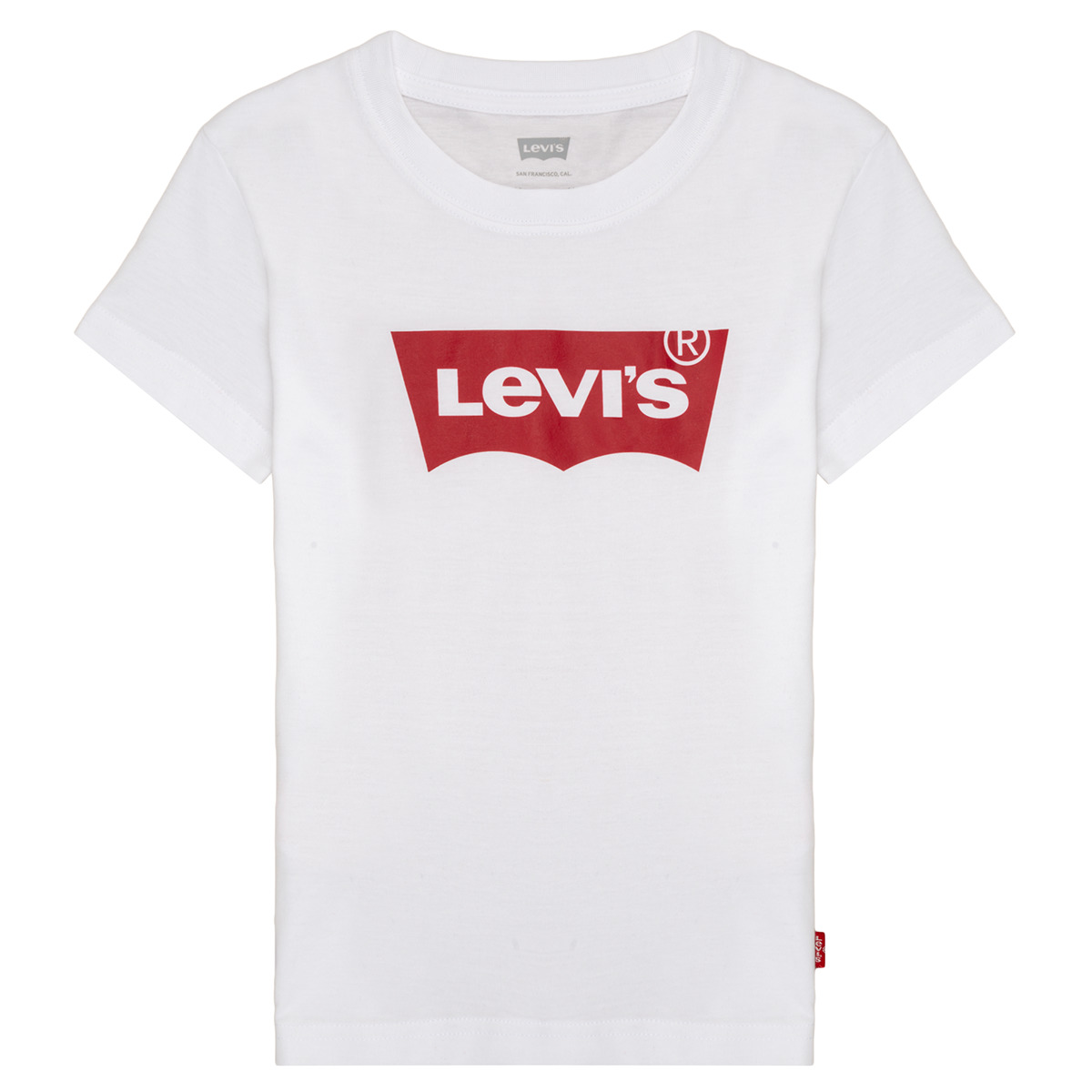 Clothing Boy short-sleeved t-shirts Levi's BATWING TEE White