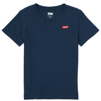 material Boy short-sleeved t-shirts Levi's BATWING CHEST HIT Marine