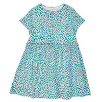 Clothing Girl Short Dresses Catimini ELLA Green / Blue