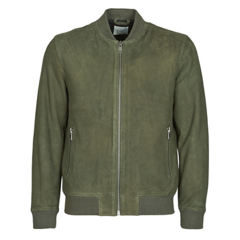 material Men Leather jackets / Imitation le Selected SLHB01 Kaki