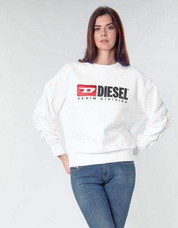 Clothing Women sweaters Diesel F-ARAP White