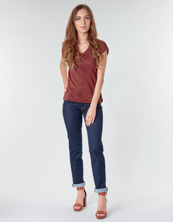 material Women straight jeans Lee MARION STRAIGHT Blue