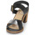 Shoes Women Sandals Casual Attitude MILLA Black / Silver
