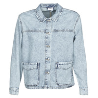 Clothing Women Jackets / Blazers Noisy May NMMELODIE Blue / Clear