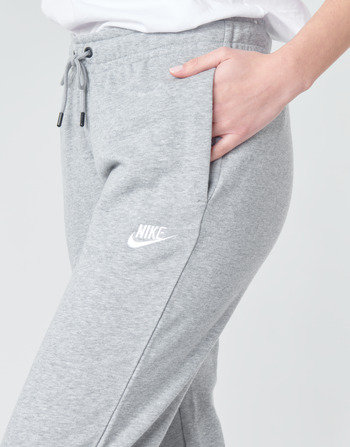 Nike W NSW ESSNTL PANT REG FLC Grey / White