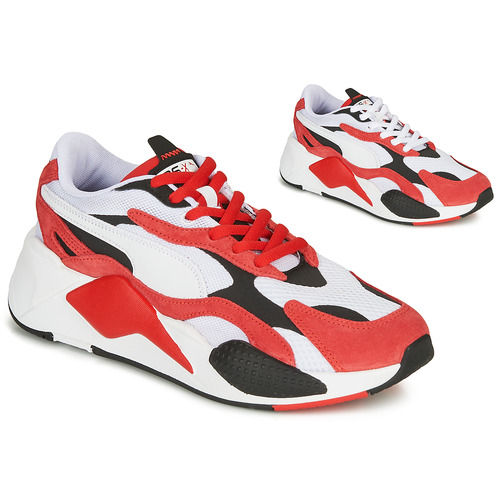 puma rsx red and white