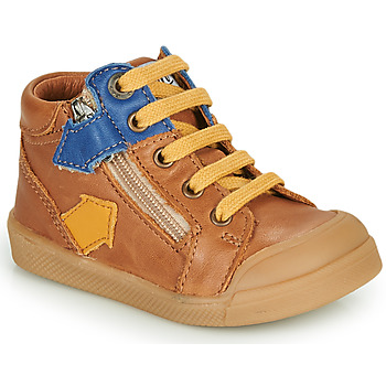 Shoes Boy High top trainers GBB IONNIS Brown