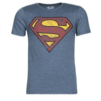 material Men short-sleeved t-shirts Yurban SUPERMAN LOGO VINTAGE Marine