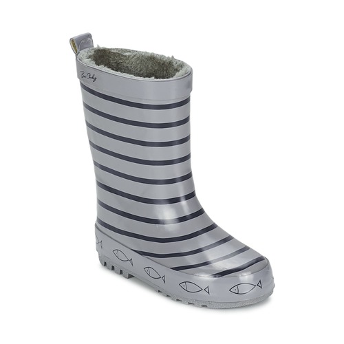 Shoes Children Wellington boots Be Only TIMOUSS Grey / Marine