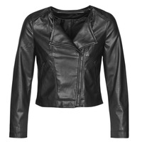 material Women Leather jackets / Imitation le Only ONLDALY Black
