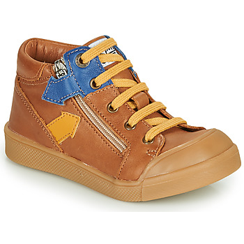Shoes Boy High top trainers GBB IONNIS Brown